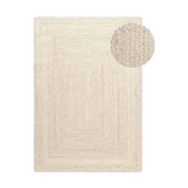 Krem obostrani/ručno rađen juten tepih 200x300 cm Juno – Hanse Home