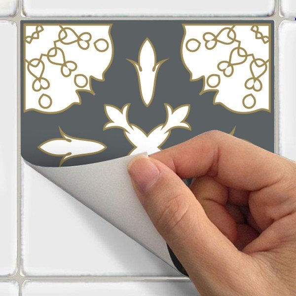 Set od 30 zidnih naljepnica Ambiance Cement Tiles Antalya zidnih naljepnica, 15 x 15 cm-image-3