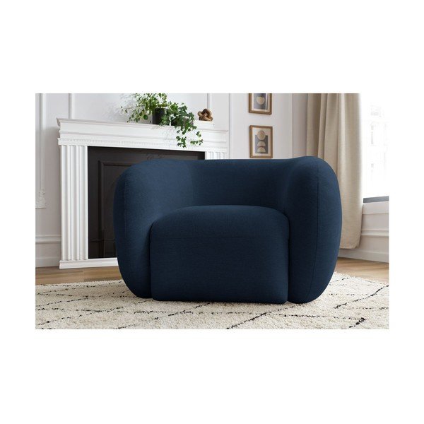 Tamno plava fotelja Celine – Bobochic Paris-image-1