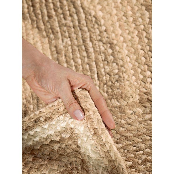 Krem/u prirodnoj boji obostrani/ručno rađen juten tepih 200x300 cm Looma – Hanse Home-image-4