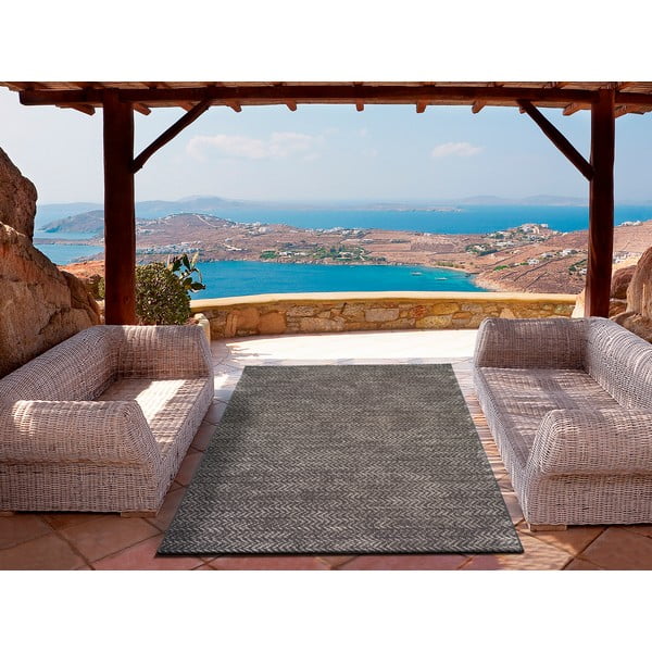 Antracit vanjski tepih 120x170 cm Panama - Universal-image-1