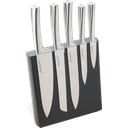 Set od 5 kuhinjskih noževa od nehrđajućeg čelika s magnetskim postoljem Jean Dubost Meteor