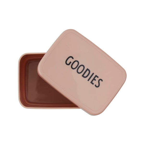 Ružičasta kutija za grickalice Design Letters Goodies, 8,2 x 6,8 cm-image-2