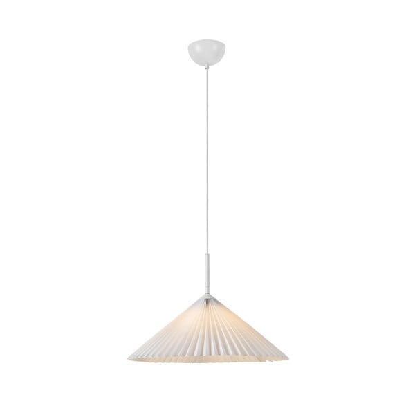 Bijela viseća svjetiljka ø 50 cm Plisado – Markslöjd