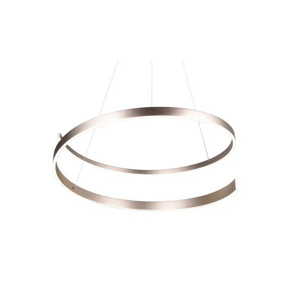 Siva LED viseća svjetiljka s metalnim sjenilom ø 75 cm Cinardi – CINQUE-image-3