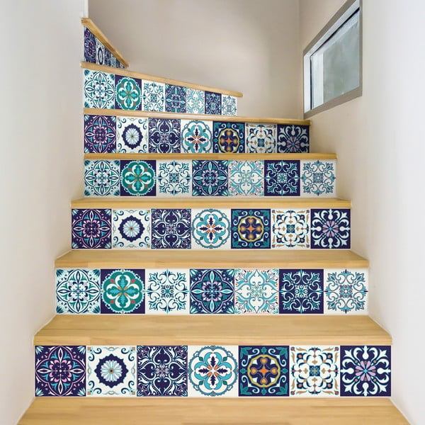 Set od 2 naljepnice za stepenice Ambiance Nando, 15 x 105 cm