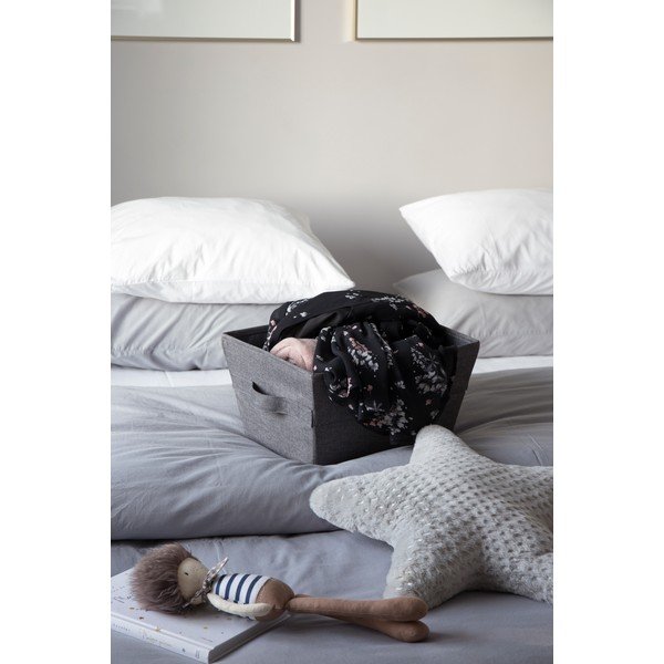 Siva košara za odlaganje Bigso Box of Sweden Tap, 26 x 19 cm-image-1