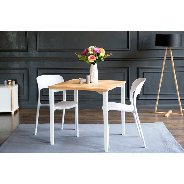 Bijeli stol za blagovanje Ragaba TRIVENTI, 80 x 80 cm-image-4