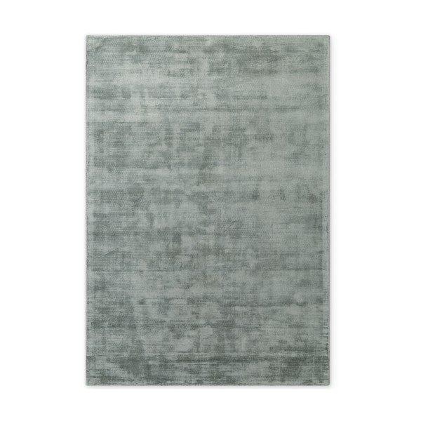 Svijetlo plavi ručno rađen tepih viskozan 80x150 cm Noemi – Vikosa