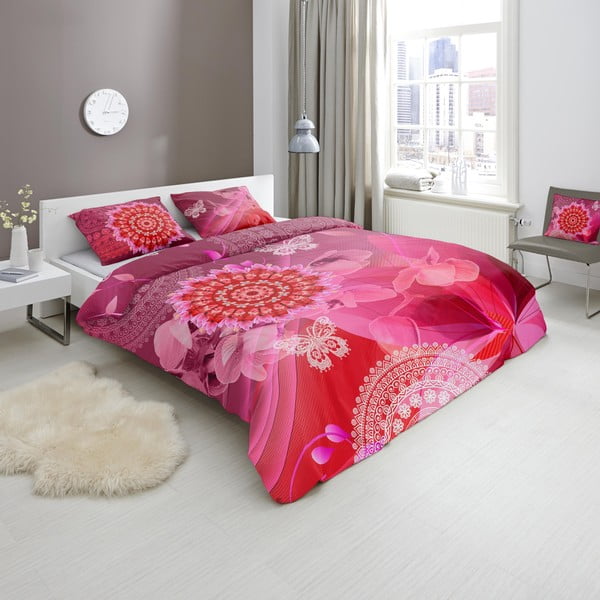 Posteljina od pamučnog satena HIP Myrna, 200 x 200 cm-image-1