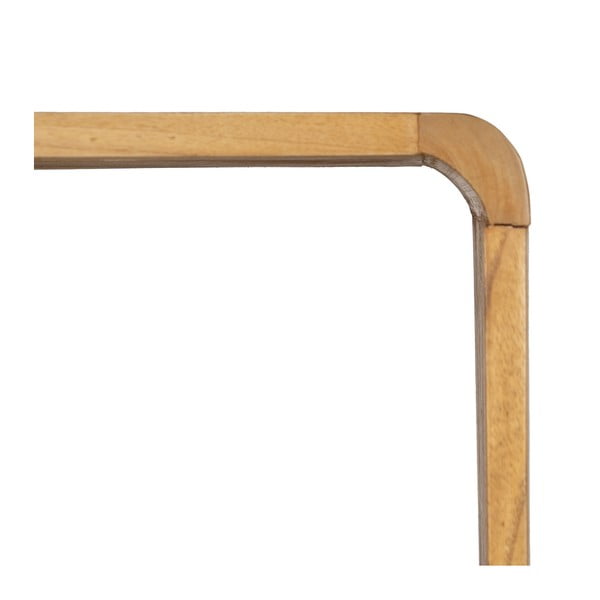 Biblioteka od masivne indijske lipe u prirodnoj boji 90x150x40 cm Lysa – Ixia-image-3