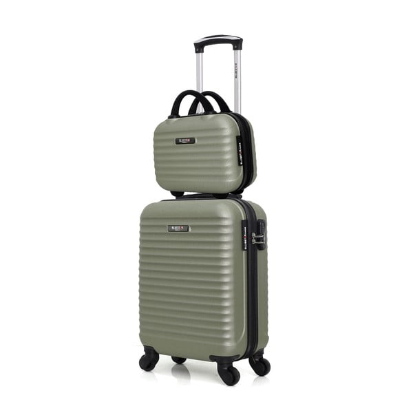 Set od 2 pastelno zelena kofera Bluestar Francie-image-1