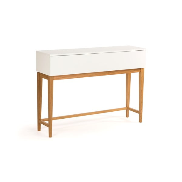 Bijeli konzolni stol Woodman Blanco-image-2