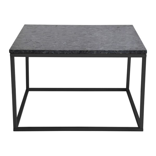 Stolić za kavu od crnog granita s crnim RGE Accent postoljem širine 75 cm