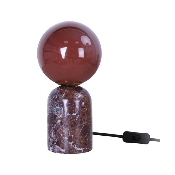Bordo mramorna stolna lampa (visina 20 cm) Lazio Sphere – Leitmotiv