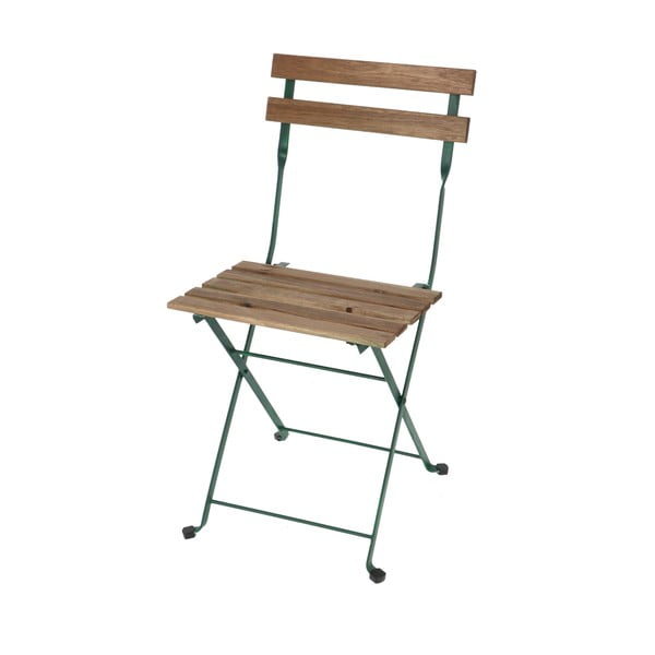 Zeleno-bež metalna vrtna stolica - Esschert Design