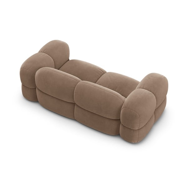 Smeđa baršunasti sofa 210 cm Loretto – Cosmopolitan Design-image-4