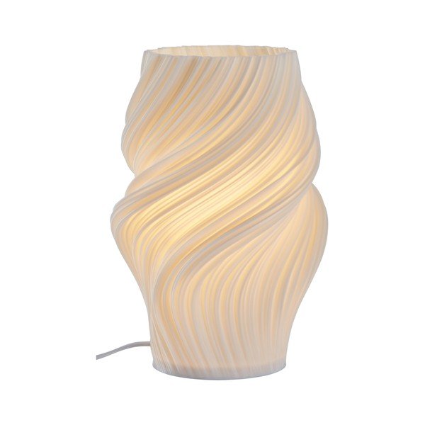 Bijela plastična stolna lampa (visina 27 cm) Calais – Jotex-image-4