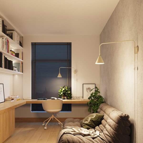 Krem zidna lampa s utikačem ø 14 cm Zylo – Sollux-image-3