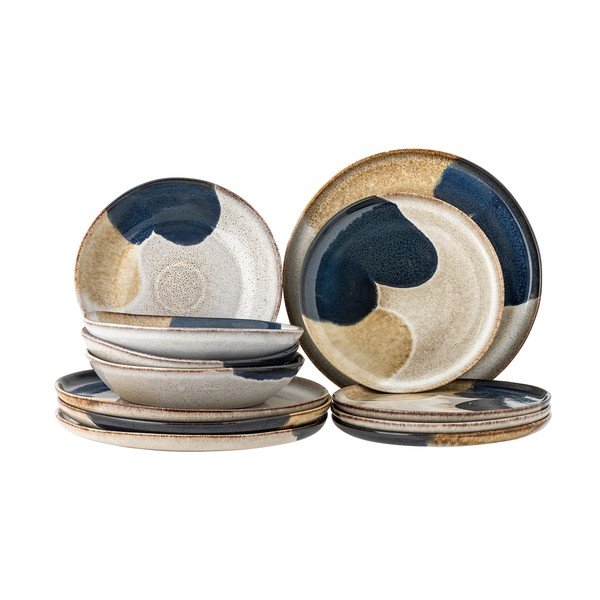 Servis za jelo 12 kom od kamenine Jules – Bloomingville