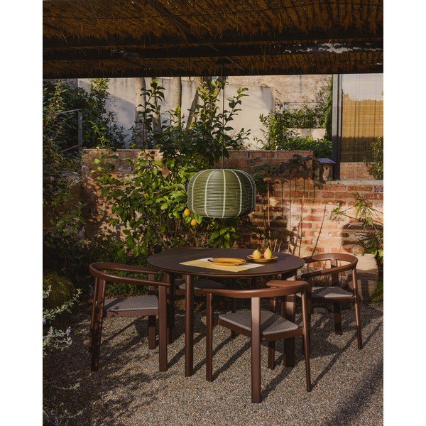 Smeđa vrtna stolica Erice – Kave Home-image-1