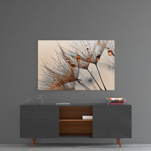 Staklena slika insigne cimet maslačak, 72 x 46 cm-image-1
