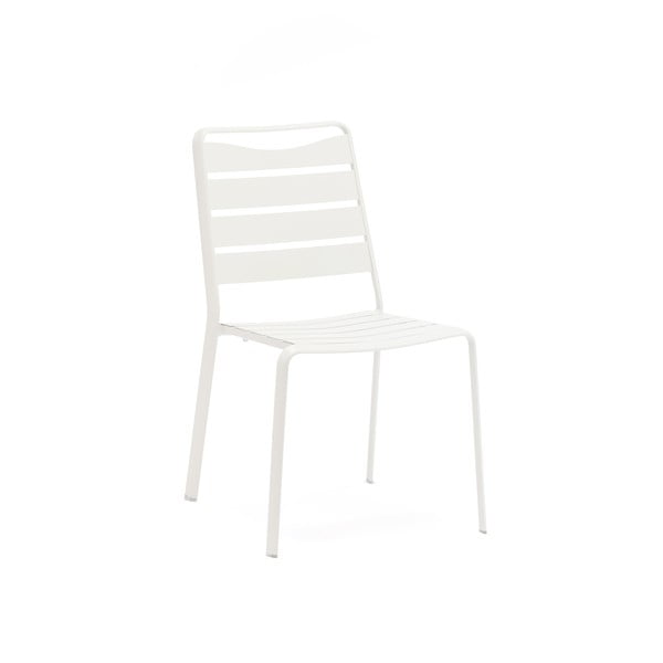 Bijele metalne vrtne stolice u setu 4 kom Spring – Ezeis