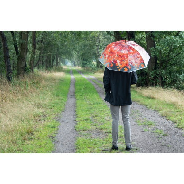 Prozirni kišobran Esschert Design Ambiance Birdcage Fall Leaves, ⌀ 93 cm-image-3