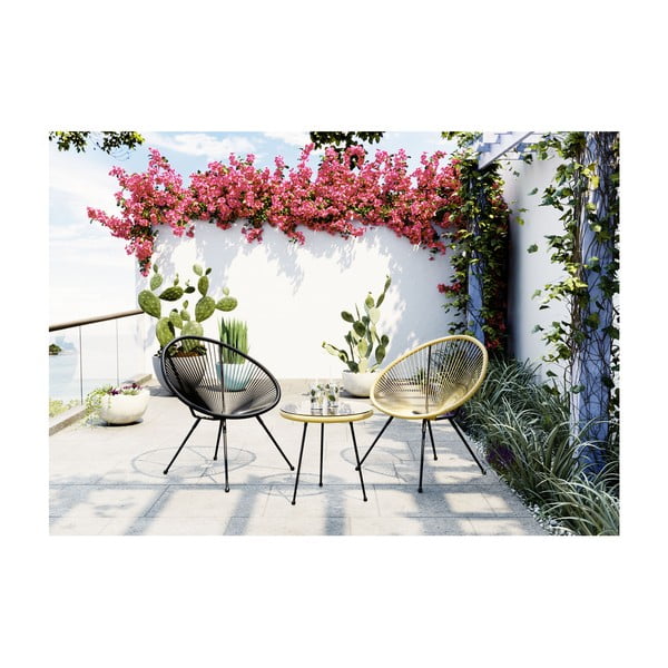 Sklopivi stol Kare dizajn Acapulco Priroda, Ø 50 cm-image-3