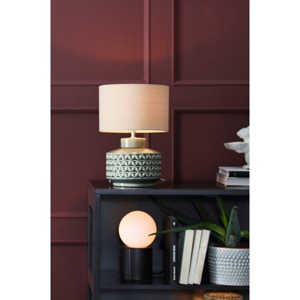 Siva/bež stolna lampa keramička (visina 35 cm) Monica – Jotex-image-1