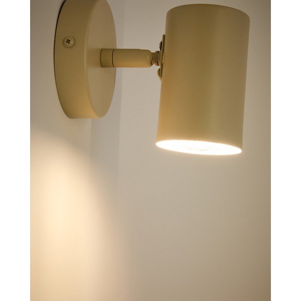 Bež metalna zidna lampa Manie – Kave Home-image-3