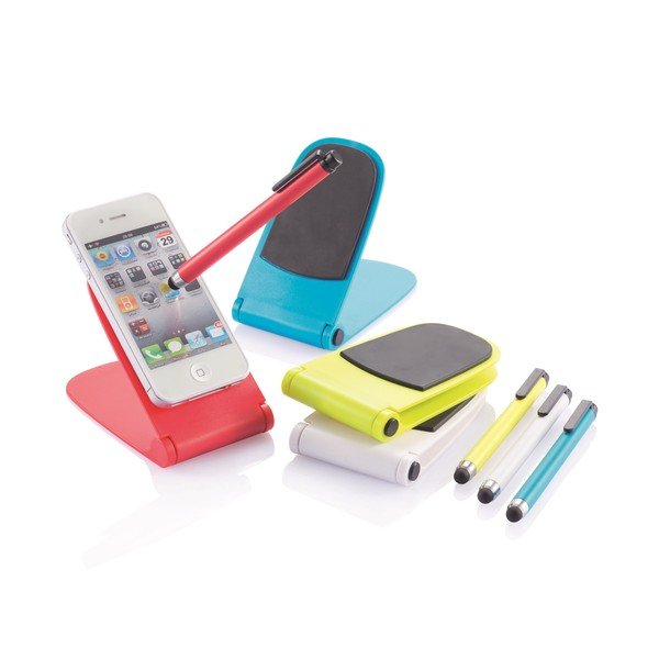 Držač za telefon s touch olovkom, plavi-image-4