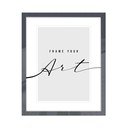 Sivi plastični viseći okvir 44x54 cm  