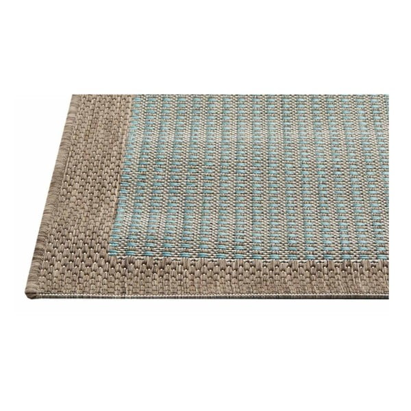 Smeđe-plavi vanjski tepih Floorita Chrome, 160 x 230 cm-image-1