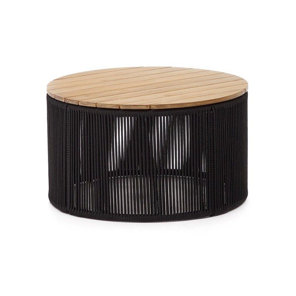 Okrugli vrtni stol s pločom stola od bagrema ø 70 cm Dandara – Kave Home