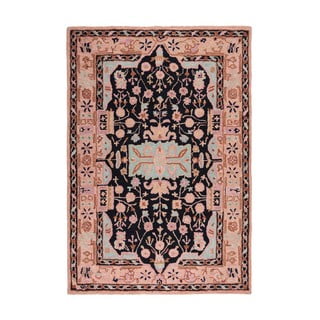 Ružičasti ručno rađen vunen tepih 120x170 cm Blossom Traditional – Flair Rugs