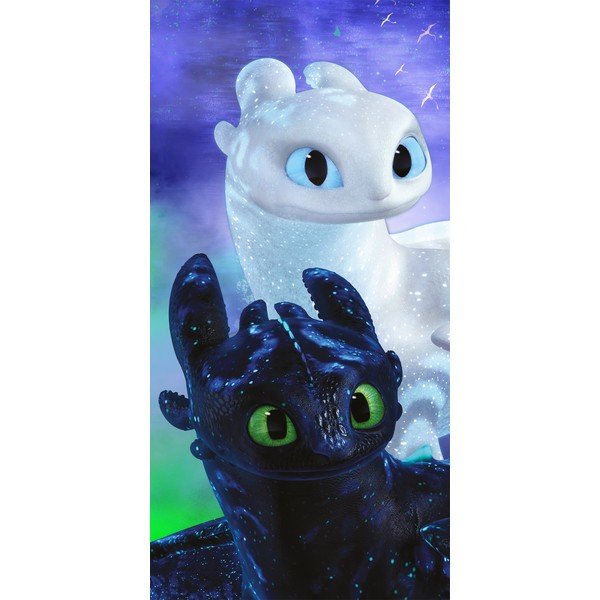 Pamučan dječji ručnik 70x140 cm How to Train Your Dragon – Jerry Fabrics