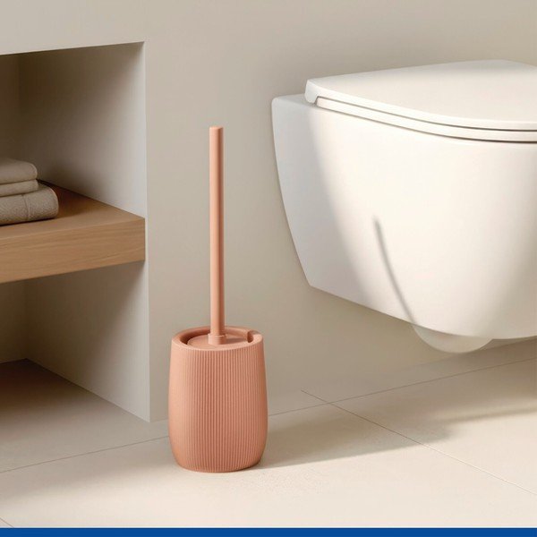 Smeđa keramička WC četka Fablo – Wenko-image-1