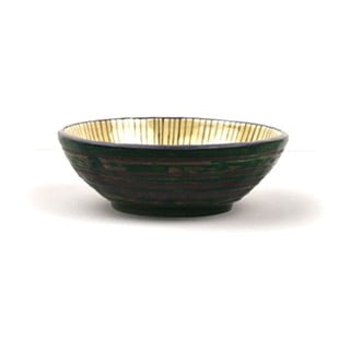Zeleno-žuta keramička zdjela MIJ, ø 13 cm