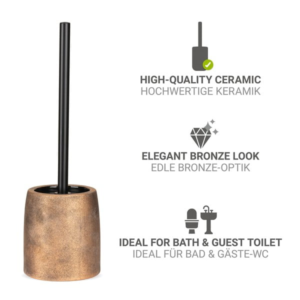 Keramička WC četka u brončanoj boji Tremea – Wenko-image-2
