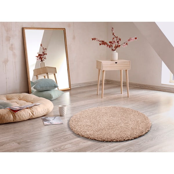 Svijetlosmeđi tepih Universal Aqua Liso, ø 80 cm-image-1