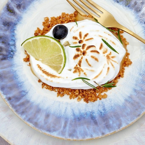 Plavi tanjur od kamenine Costa Nova Brisa, ⌀ 20 cm-image-1