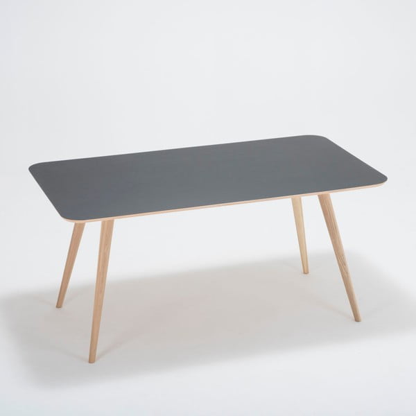 Blagovaonski stol od hrastovog drveta Gazzda Linn, 140 x 90 cm