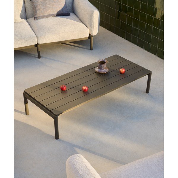 Metalni vrtni stolić za kavu 63x149 cm Sorells – Kave Home-image-1
