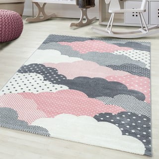 Ružičasti/sivi dječji tepih 140x200 cm Bambi – Ayyildiz Carpets