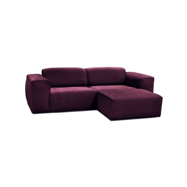 Ljubičasti trosjed s tabureom Cosmopolitan Design Phoenixom-image-1