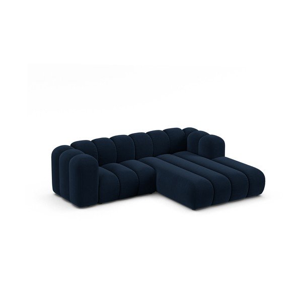 Tamno plava kutna garnitura (s desnim kutom) Lupine – Micadoni Home-image-1