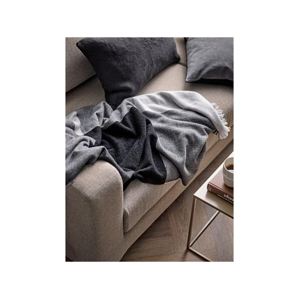 Siva vunena deka 130x200 cm Merino – Södahl-image-1