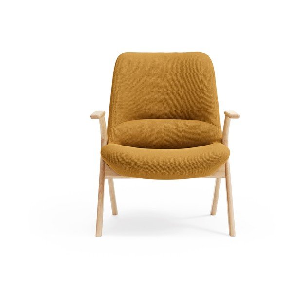 Senf žuta fotelja Dins – Teulat-image-1