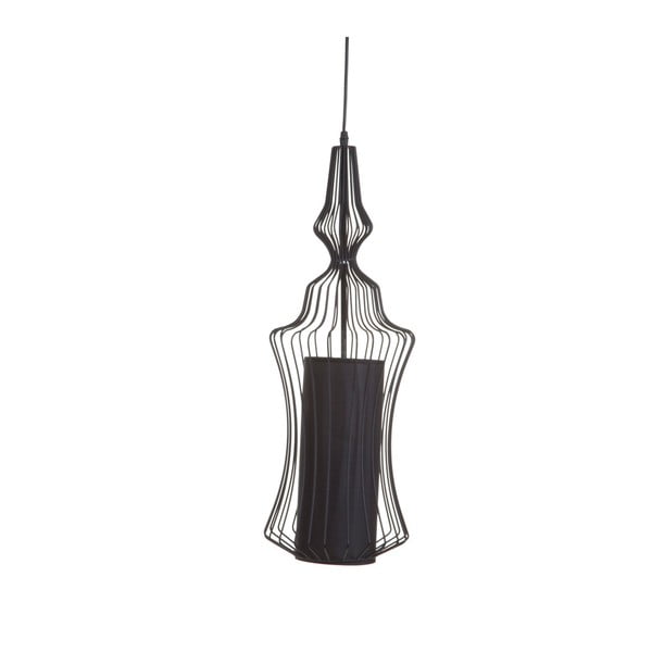 Crna stropna svjetiljka Mauro Ferretti D Soffito Nero, 22 x 60 cm